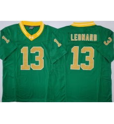 Men Norte Dame Fighting Irish Green #13 Riley LEONARD Stitched F U S E NCAA Jersey