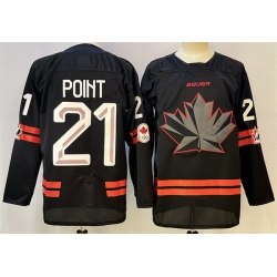 Men Canada Hockey 21 Brayden Point Black Stitched Jersey