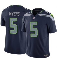 Men Seattle Seahawks 5 Jason Myers Navy 2025 F U S E Vapor Untouchable Limited Stitched Football Jersey