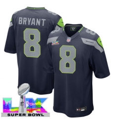 Men Women Youth Seattle Seahawks #8 Coby Bryant 2025 2026 Super Bowl LX F U S E Stitched NFL Jersey Blue