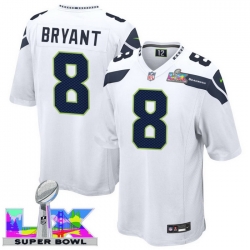 Men Women Youth Seattle Seahawks #8 Coby Bryant 2025 2026 Super Bowl LX F U S E Stitched NFL Jersey White