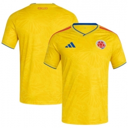 Men adidas Yellow Colombia National Team FIFA x World Cup 2026 Home Replica Jersey