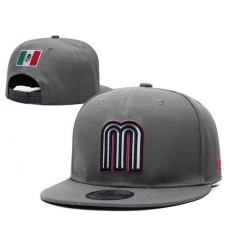 Mexico Baseball Snapback Cap 005