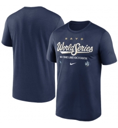 Men Tampa Bay Rays Navy 2026 World Series Collection Legend Dri FIT T Shirt