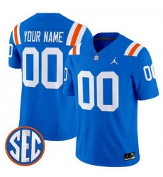 Men Florida Gators ACTIVE PLAYER Custom Royal F U S E  1960s Throwback Vapor Limited Stitched Football Jersey